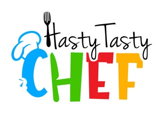 Hasty Tasty Chef logo design by DreamLogoDesign