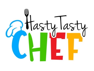 Hasty Tasty Chef logo design by DreamLogoDesign