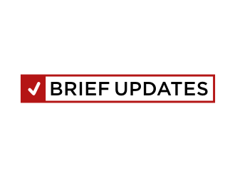 Brief Updates logo design by puthreeone