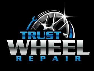 Trust Wheel Repair  logo design by DreamLogoDesign