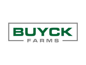 Buyck Farms logo design by p0peye