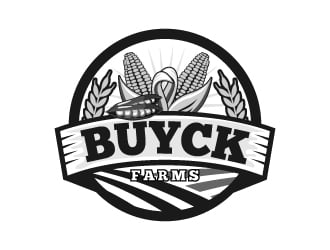 Buyck Farms logo design by kasperdz