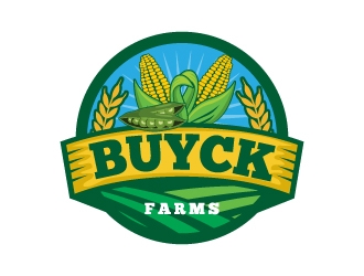 Buyck Farms logo design by kasperdz