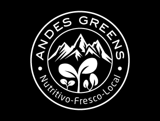 Company name: ANDES GREENS . Slogan: Nutritivo - Fresco - Local logo design by akilis13