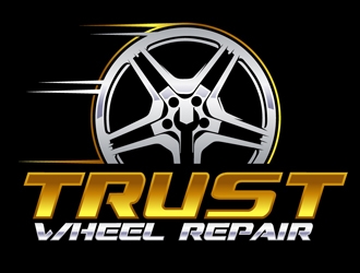 Trust Wheel Repair  logo design by DreamLogoDesign