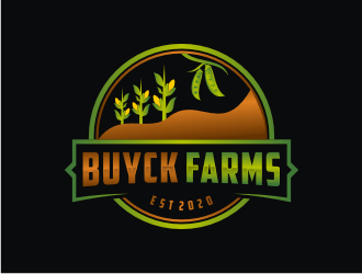 Buyck Farms logo design by bricton