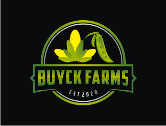 Buyck Farms logo design by bricton