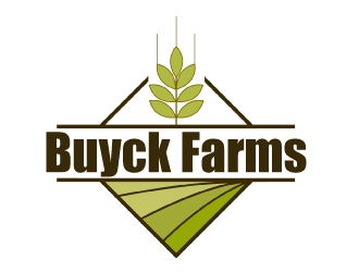 Buyck Farms logo design by AamirKhan