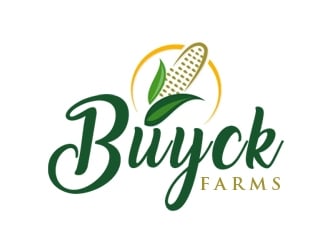 Buyck Farms logo design by samueljho