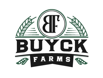 Buyck Farms logo design by akilis13