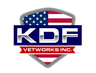 KDF Vetworks Inc. logo design by AamirKhan