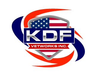 KDF Vetworks Inc. logo design by AamirKhan