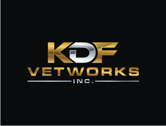 KDF Vetworks Inc. logo design by bricton