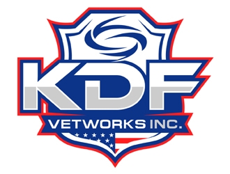 KDF Vetworks Inc. logo design by MAXR