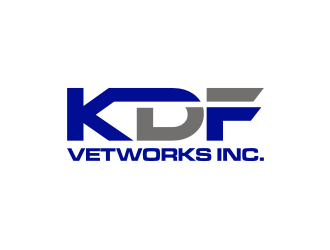 KDF Vetworks Inc. logo design by rief