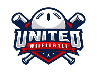 United Wiffleball logo design by DesignPal