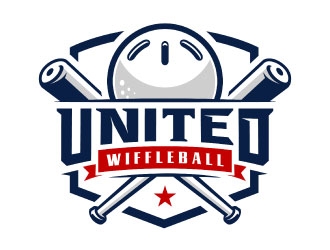 United Wiffleball logo design by DesignPal