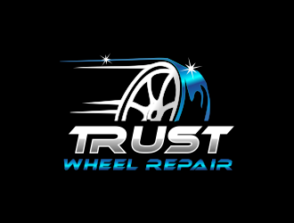 Trust Wheel Repair  logo design by akhi