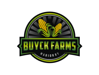 Buyck Farms logo design by bricton