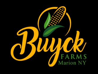 Buyck Farms logo design by samueljho