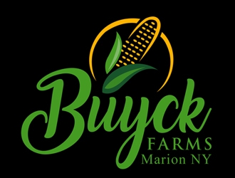 Buyck Farms logo design by samueljho