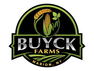 Buyck Farms logo design by jaize