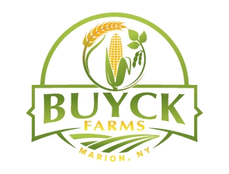 Buyck Farms logo design by jaize