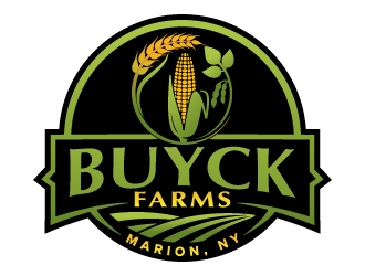 Buyck Farms logo design by jaize