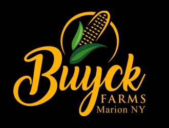 Buyck Farms logo design by samueljho