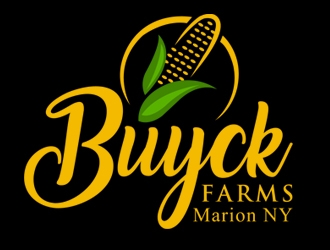 Buyck Farms logo design by samueljho