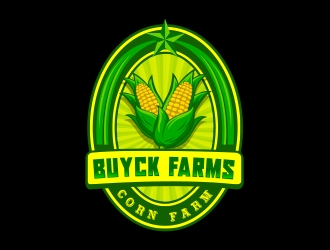 Buyck Farms logo design by Danny19