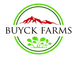 Buyck Farms logo design by jetzu