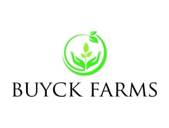 Buyck Farms logo design by jetzu