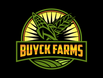 Buyck Farms logo design by agus