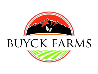 Buyck Farms logo design by jetzu