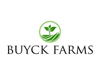 Buyck Farms logo design by jetzu