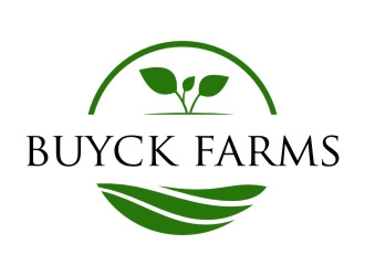 Buyck Farms logo design by jetzu