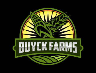 Buyck Farms logo design by agus