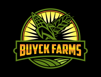 Buyck Farms logo design by agus