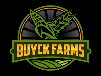 Buyck Farms logo design by agus