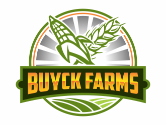 Buyck Farms logo design by agus