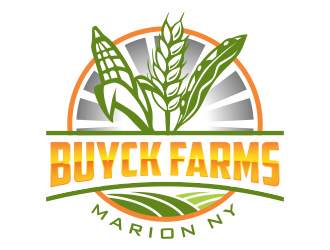 Buyck Farms logo design by agus