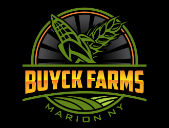 Buyck Farms logo design by agus