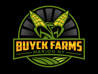 Buyck Farms logo design by agus