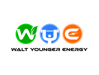 Walt Younger Energy logo design by Rossee