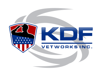 KDF Vetworks Inc. logo design by evdesign