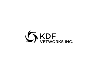 KDF Vetworks Inc. logo design by Garmos