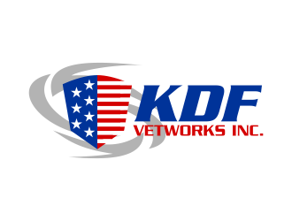 KDF Vetworks Inc. logo design by ekitessar