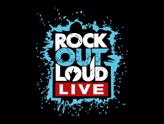 Rock Out Loud Live logo design by cybil