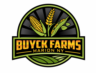 Buyck Farms logo design by agus